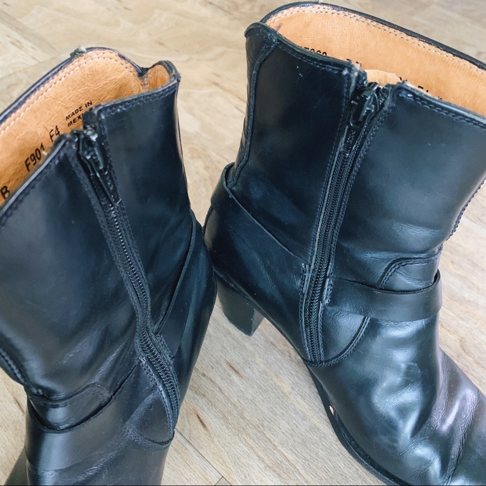 Frye || Romy Ring Harness Motorcycle Boots - Picture 5 of 5